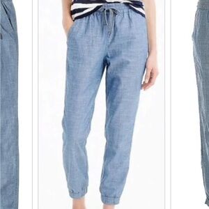 J. Crew Seaside Cropped High Rise Jogger